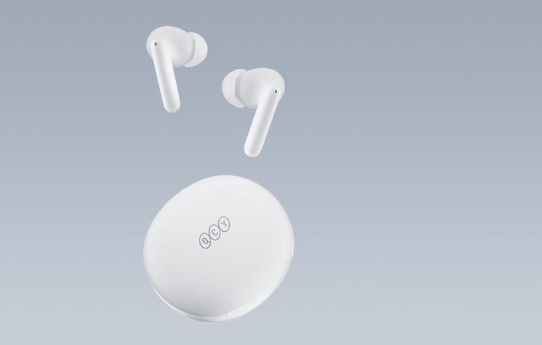 Earphones TWS QCY T13 ANC2, ANC (white), QCY HT09 white