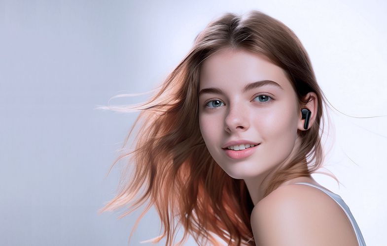 Earphones TWS QCY T13 ANC2, ANC (white), QCY HT09 white