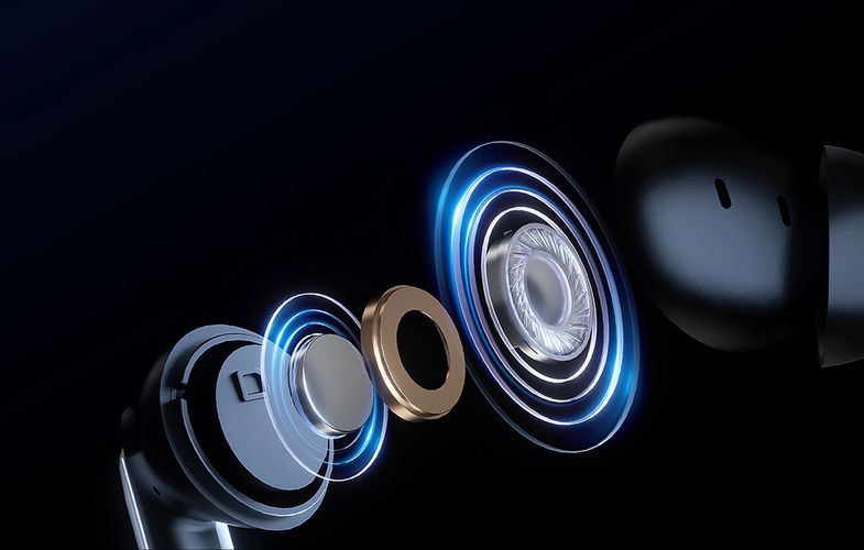 Earphones TWS QCY T13 ANC2, ANC (white), QCY HT09 white