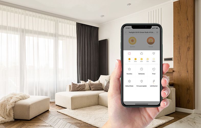 Inteligentna żarówka Yeelight W1 GU10 (ściemnialna) 1szt, Yeelight YLDP004