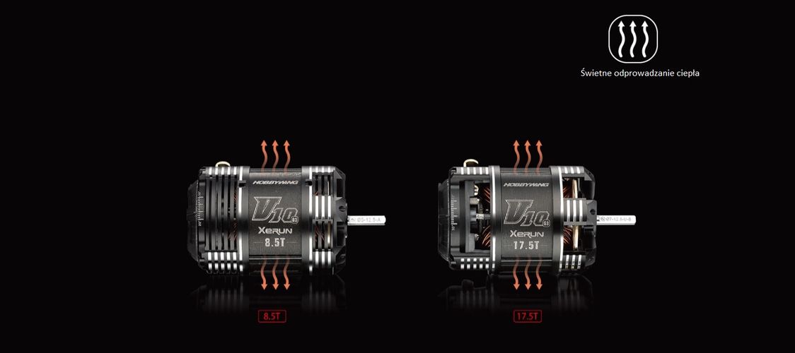 Brushless motor Hobbywing Xerun V10 G3 10.5T 4500KV, Hobbywing HW30401112