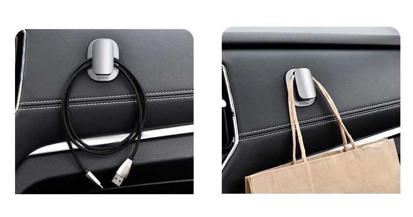 Baseus Platinum Vehicle eyewear clip (clamping type) Black, Baseus ACYJN-B01