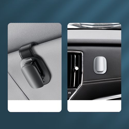 Baseus Platinum Vehicle eyewear clip (clamping type) Black, Baseus ACYJN-B01