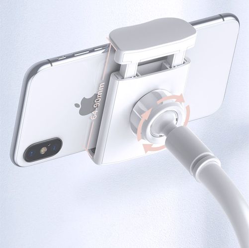 Baseus Handle with clip for smartphone or tablet (silver), Baseus SULR-0S