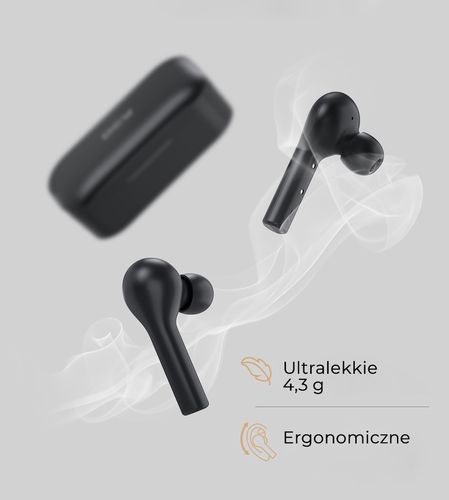 Wireless Earphones TWS QCY T5 Bluetooth V5.0 (black), QCY T5-Black