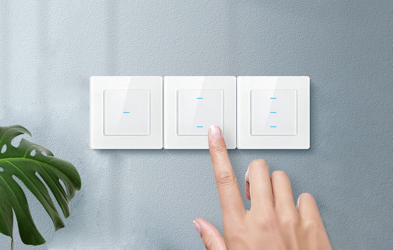 Smart Light Switch WiFi Avatto N-TS10-W2 2 Way TUYA (white), Avatto N-TS10-W2