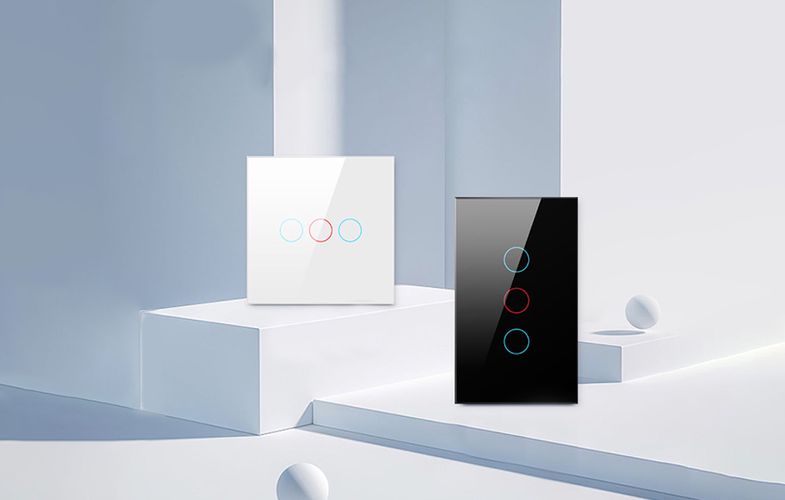 Smart Light Switch WiFi Avatto TS02-EU-W2 2 Way TUYA (white), Avatto TS02-EU-W2