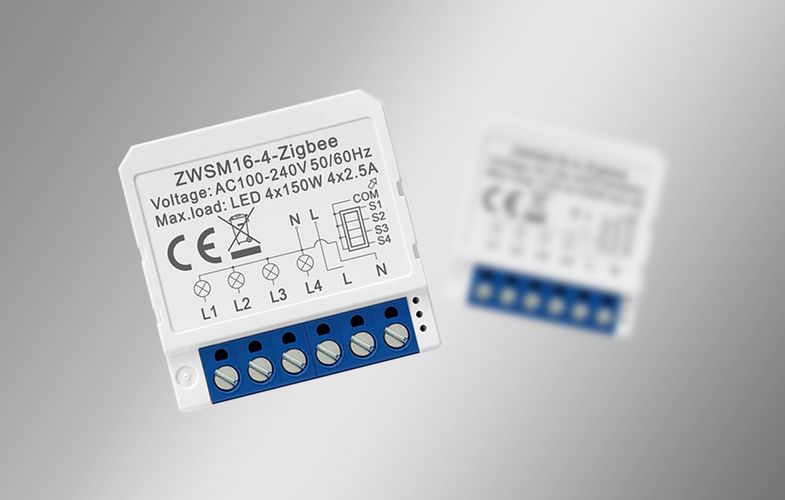 Smart Switch Module ZigBee Avatto ZWSM16-W4 TUYA, Avatto ZWSM16-W4