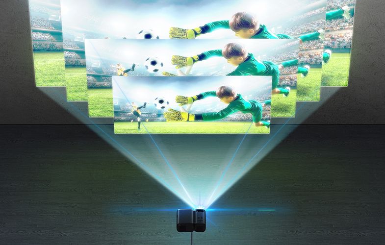 BlitzWolf BW-V3 Mini LED beamer / projector, Wi-Fi + Bluetooth (black), BlitzWolf BW-V3 Mini