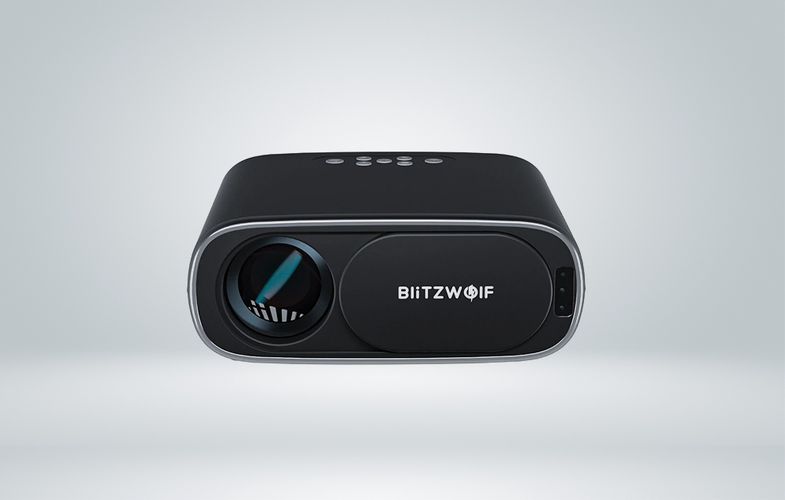 BlitzWolf BW-V4 1080p LED beamer / projector, Wi-Fi + Bluetooth (black), BlitzWolf BW-V4