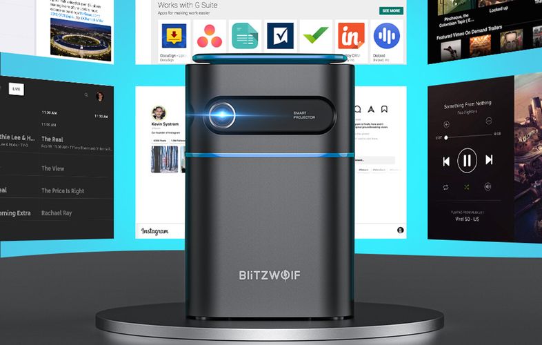 Mini Projector BlitzWolf, BW-VT2 , Android, Wi-Fi, 1080p, BlitzWolf BW-VT2 EU