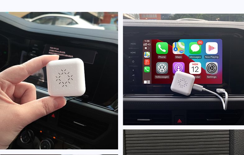 Carlinkit U2W MINI wireless adapter Apple Carplay (white), Carlinkit CPC200-U2W MINI new