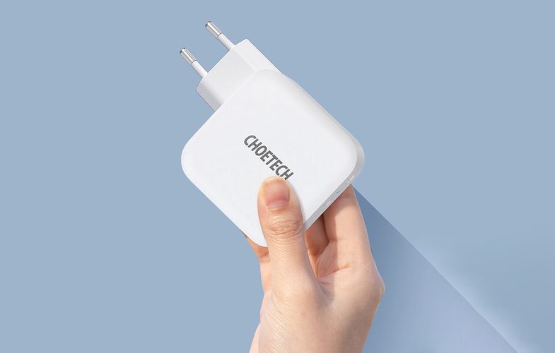 Choetech PD6009 Wall Charger 2x USB-C 20W (white), Choetech 047570