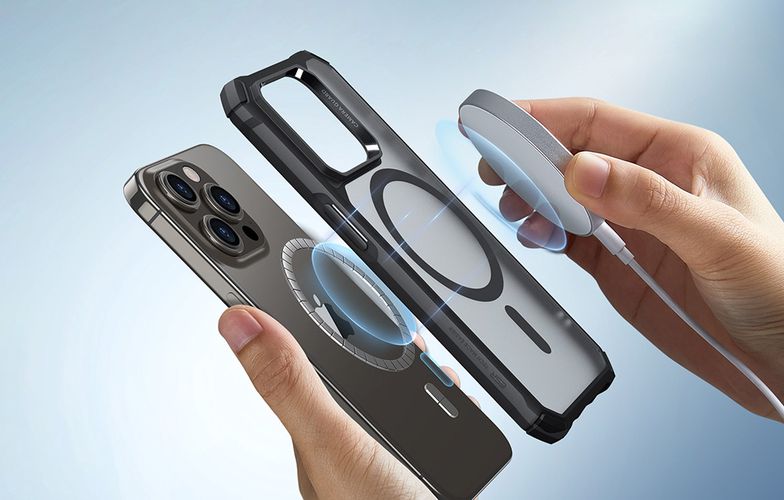 Case ESR Air Armor for iPhone 15 Pro, Magsafe (black), ESR 4894240178225