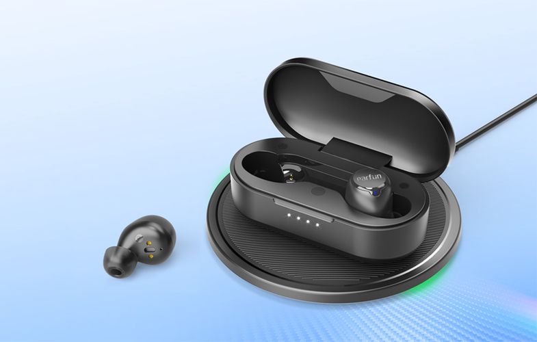 Wireless earphones TWS EarFun Free 1S (black), Earfun TW100S-B