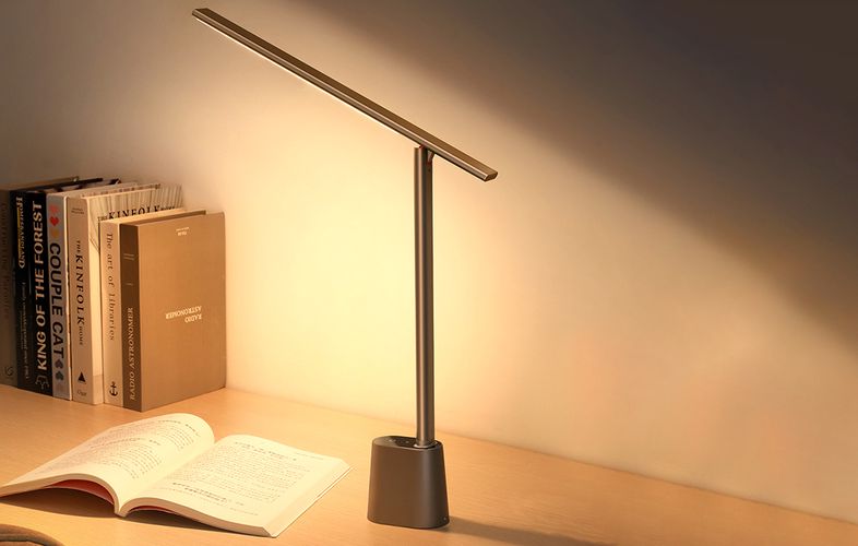 Baseus Smart Eye folding desk lamp rechargeable (grey), Baseus DGZG-0G