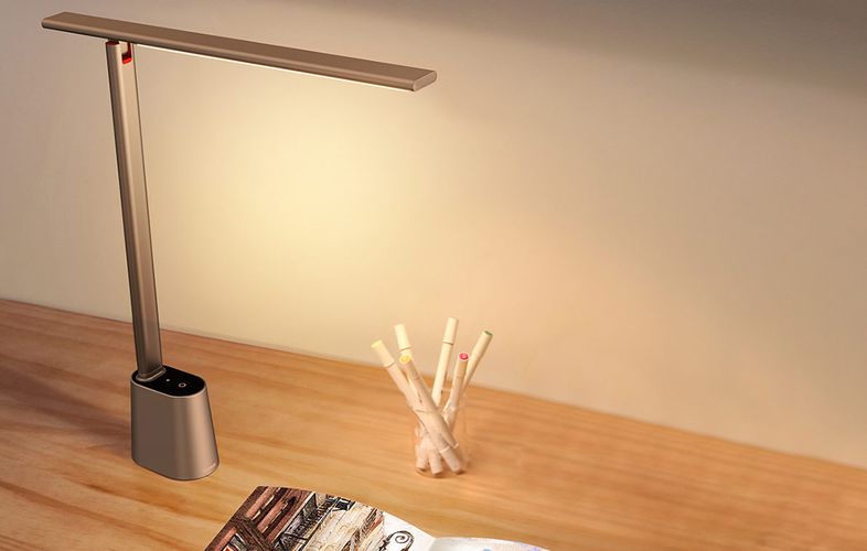 Baseus Smart Eye folding desk lamp rechargeable (grey), Baseus DGZG-0G