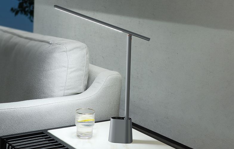 Baseus Smart Eye folding desk lamp rechargeable (grey), Baseus DGZG-0G