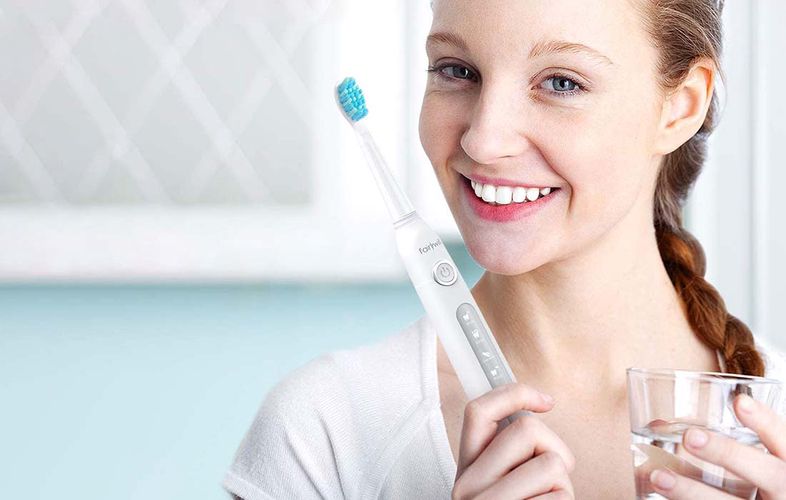 Sonic toothbrush with head set FairyWill FW507 (White), FairyWill FW-507 White