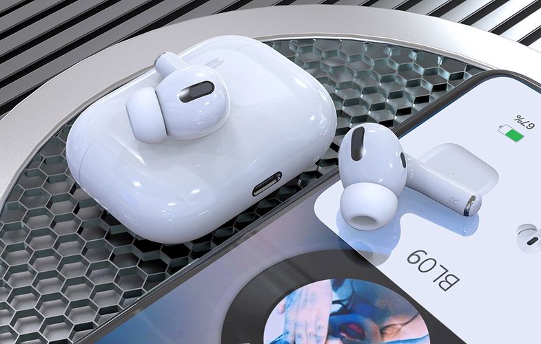 Wireless earphones TWS Foneng BL09 (white), Foneng BL09 White