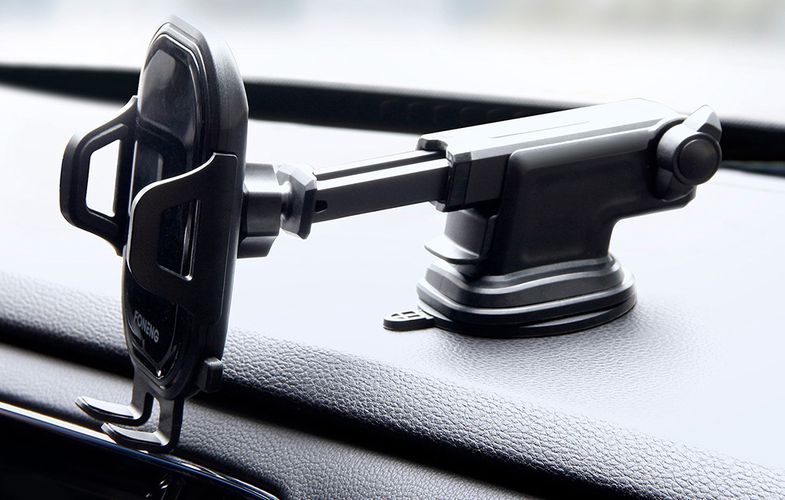 Suction Cup Car Phone Holder Foneng CP13 (black), Foneng CP13 black