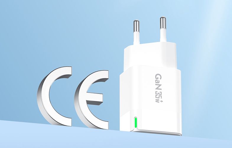 Wall charger Foneng GaN 35W 2x USB-C 2.4A (white), Foneng GAN35 C-L