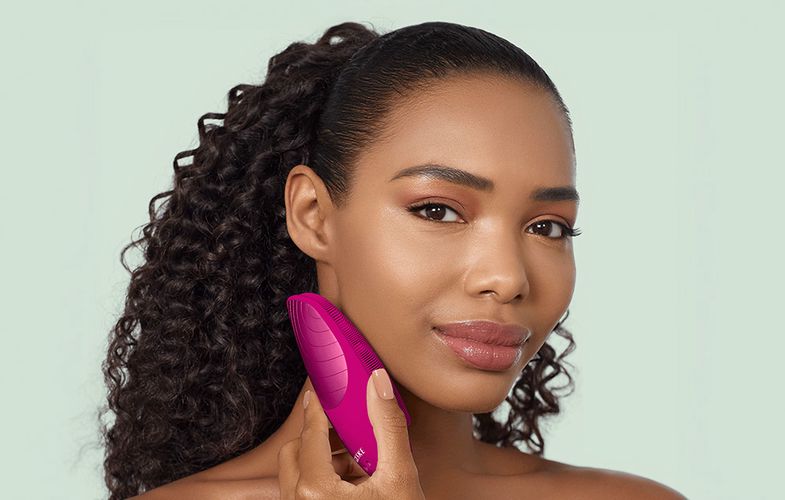 Sonic Thermo Facial Brush 6 in 1 Geske with APP (magenta), Geske GK000007MG01