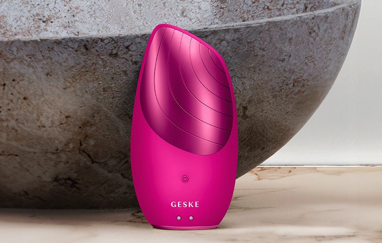 Sonic Thermo Facial Brush 6 in 1 Geske with APP (magenta), Geske GK000007MG01