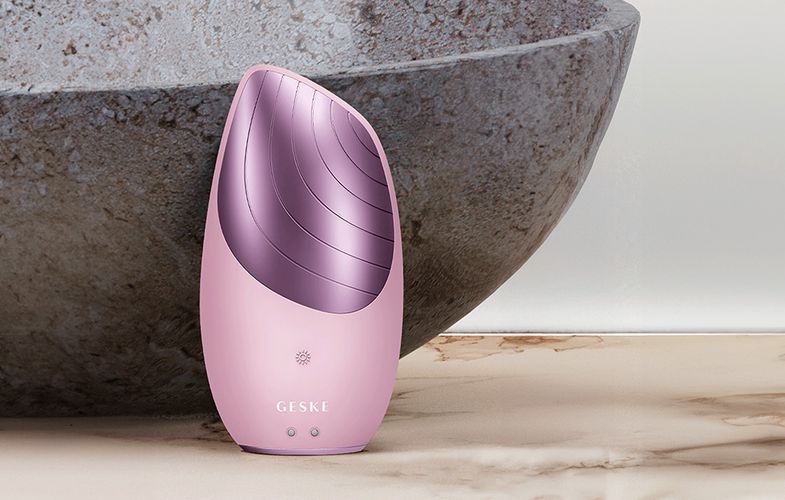 Sonic Thermo Facial Brush 6 in 1 Geske with APP (pink), Geske GK000007PK01