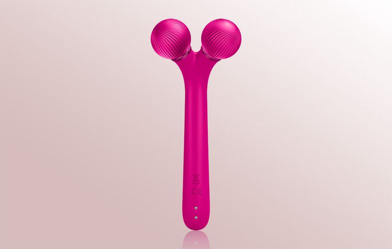 Sonic Facial Roller 4in1 Geske with APP (magenta), Geske GK000040MG01