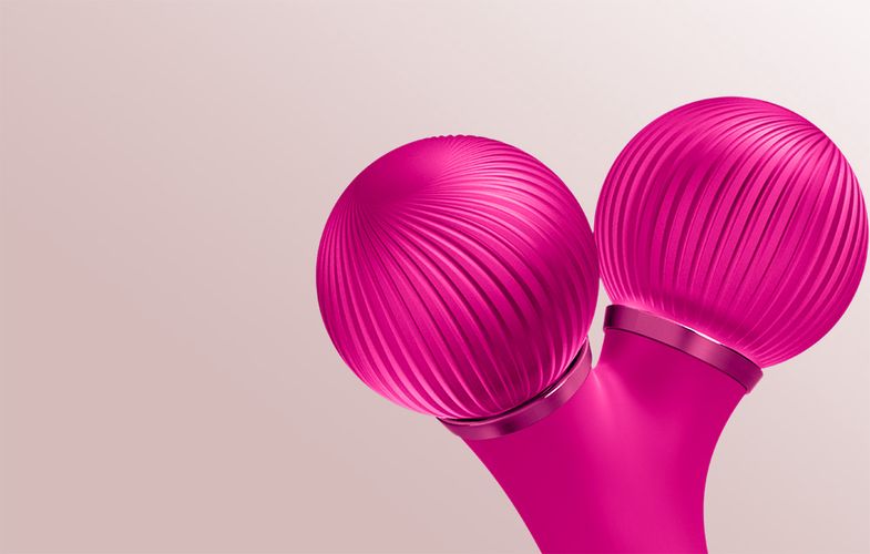 Sonic Facial Roller 4in1 Geske with APP (magenta), Geske GK000040MG01