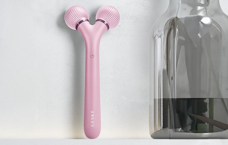 Sonic Facial Roller 4in1 Geske with APP (pink), Geske GK000040PK01