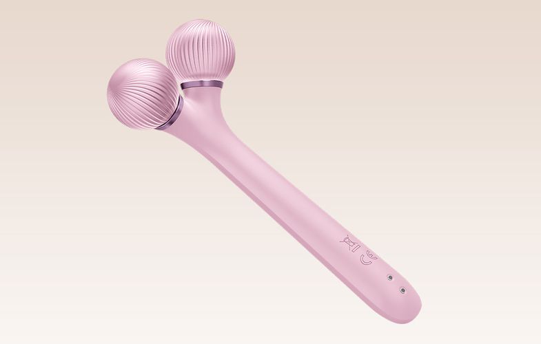 Sonic Facial Roller 4in1 Geske with APP (pink), Geske GK000040PK01