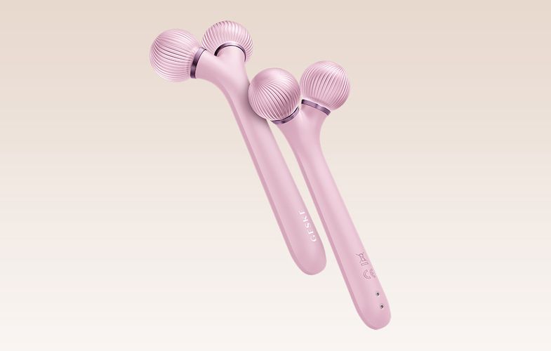 Sonic Facial Roller 4in1 Geske with APP (pink), Geske GK000040PK01