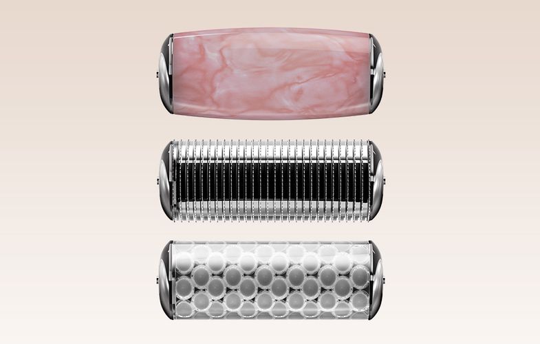 Micro Needle Face&Body Roller 9in1 Geske with APP (gray), Geske GK000042GY01