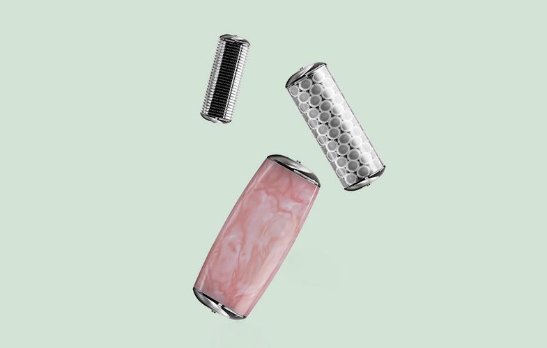 MicroNeedle Face&Body Roller 9in1 Geske with APP (pink), Geske GK000042PK01