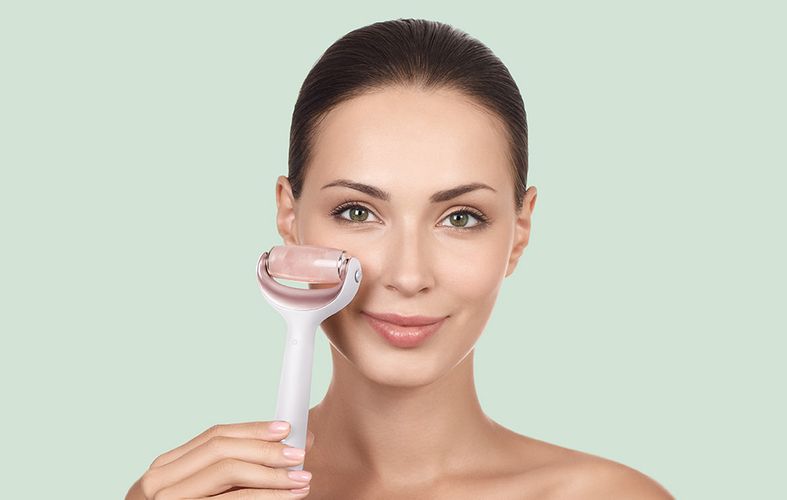 Micro Needle Face&Body Roller 9in1 Geske with APP (starlight), Geske GK000042SL01
