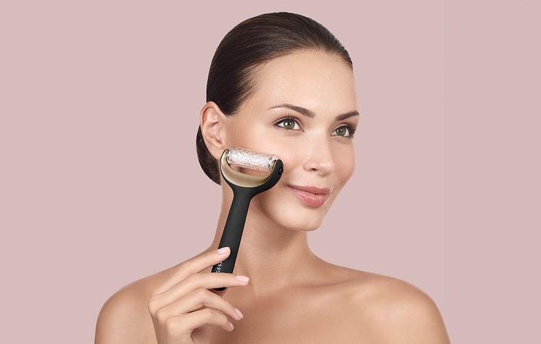 Micro Needle Face&Body Roller 8in1 Geske with APP (gray), Geske GK000043GY01