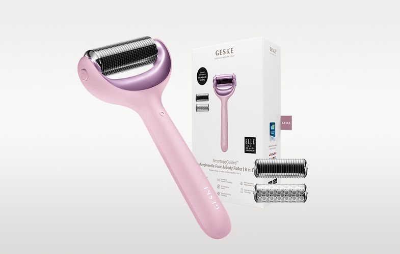 Micro Needle Face&Body Roller 8in1 Geske with APP (starlight), Geske GK000043PK01