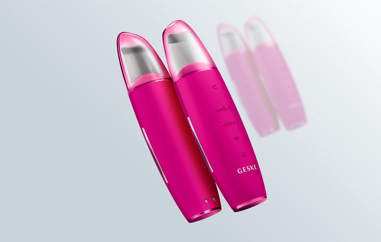Skin Scrubber & Blackhead Remover 9in1 Geske with APP (magenta), Geske GK000044MG01