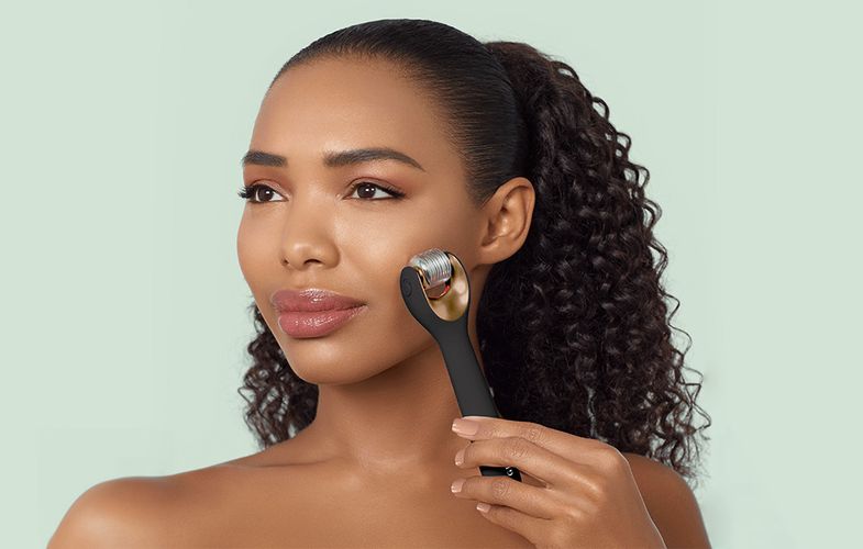 Micro Needle Face Roller 9in1 Geske with APP (gray), Geske GK000053GY01