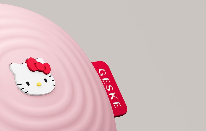 Facial Cleaning Sonic Brush 4in1 Geske with APP (Hello Kitty pink), Geske HK000011PI01