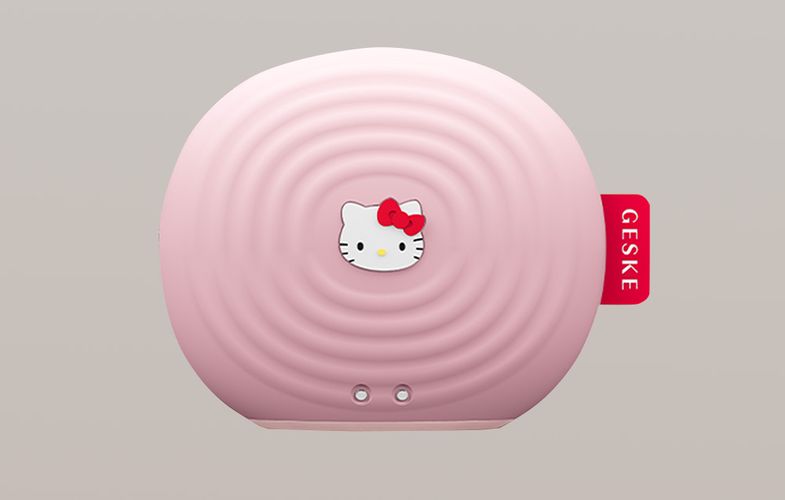 Facial Cleaning Sonic Brush 4in1 Geske with APP (Hello Kitty pink), Geske HK000011PI01
