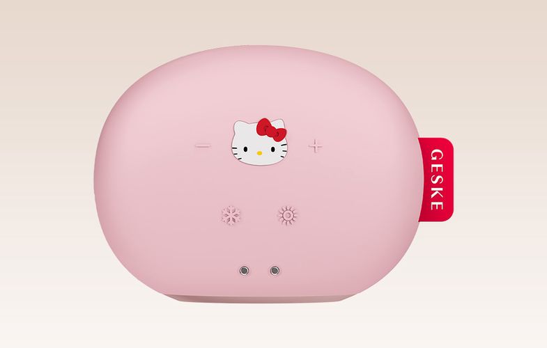 Sonic Facial Massager Warm & Cool 8in1 Geske with APP (Hello Kitty pink), Geske HK000056PI01