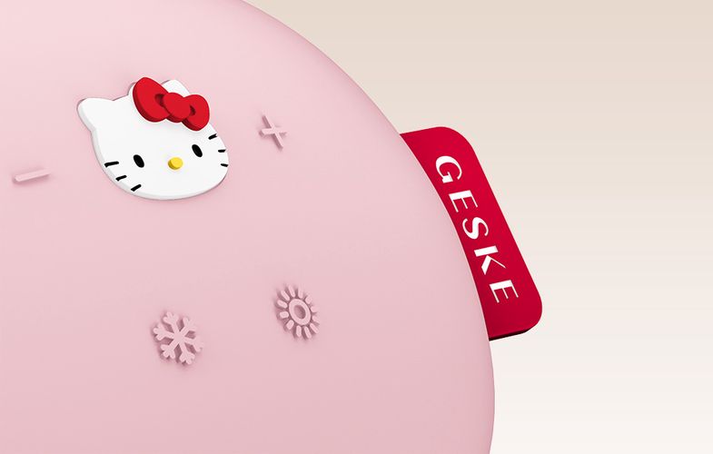 Sonic Facial Massager Warm & Cool 8in1 Geske with APP (Hello Kitty pink), Geske HK000056PI01