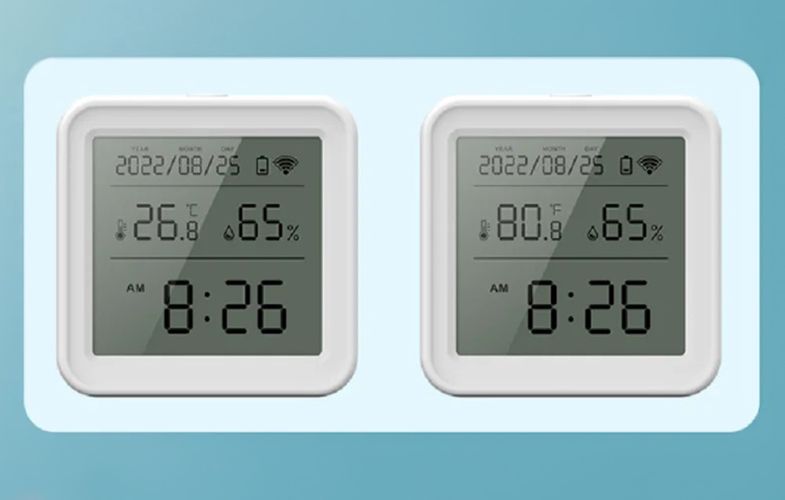 Smart temperature and humidity sensor WiFi Gosund S6 LCD Tuya, Gosund S6