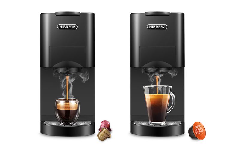 4-in-1 capsule coffee maker 1450W HiBREW H3A, HiBREW H3A