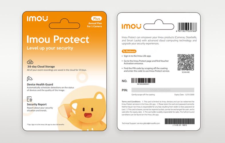 IMOU Protect Plus Gift Card (Annual Plan), IMOU IOAP