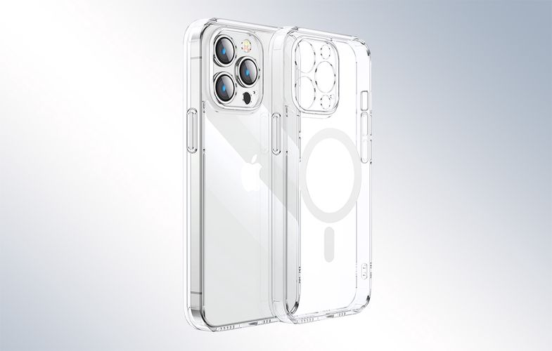 Joyroom JR-14D6 transparent magnetic case for iPhone 14 Pro, Joyroom JR-14D6