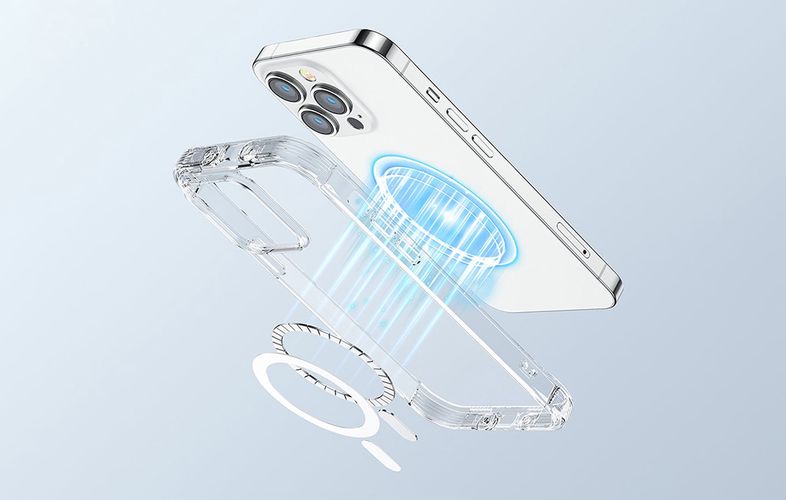Joyroom JR-14H6 transparent magnetic case for iPhone 14 Pro, Joyroom JR-14H6